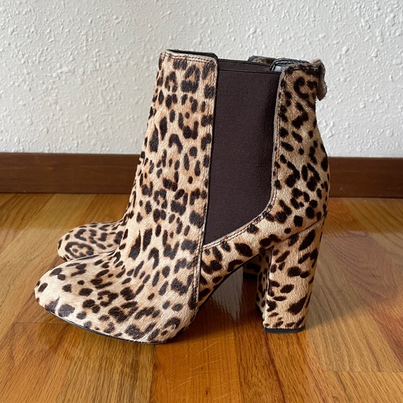 Animal Print Booties - Picture 1 of 9